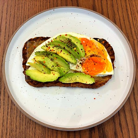 Fried Eggs, Cheese & Avocado Toast